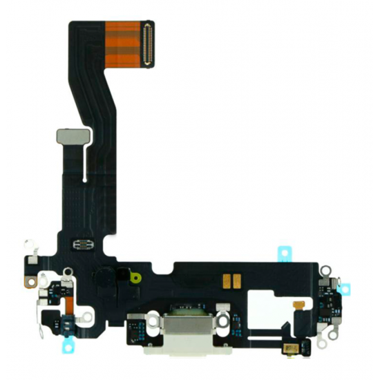 Dock connector (Pulled) - White, for iPhone 12 and iPhone 12 Pro
