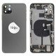 Rear cover incl. small parts (Pulled B) - Space Grey, For iPhone 11 Pro Max