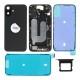 Rear cover incl. small parts (Pulled B) - Black, For iPhone 16 Plus Rear cover incl. small parts (Pulled B) - Black, For iPhone 16 Plus