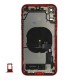 Rear cover incl. small parts (Pulled B) - Red, For iPhone XR