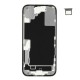 Middle frame excl. small parts (Pulled A)  - White, For iPhone 16