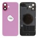 Rear cover excl. small parts (Pulled A) - Pink, For iPhone 16 Plus