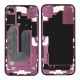 Rear cover excl. small parts (Pulled A) - Pink, For iPhone 16 Plus