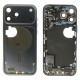 Middle frame incl. small parts (Pulled B)  - Dark Blue, For iPhone 17 Pro Max