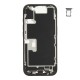 Middle frame incl. small parts (Pulled B)  - Black, For iPhone 16 Pro