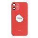 Rear cover incl. small parts (Pulled A) - Red, For iPhone 12 mini