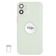 Rear cover incl. small parts (Pulled B) - Green, For iPhone 12 mini