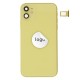 Rear cover incl. small parts (Pulled C) - Yellow, For iPhone 11
