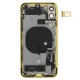 Rear cover incl. small parts (Pulled C) - Yellow, For iPhone 11