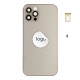 Rear cover excl. small parts (Pulled A) - Gold, For iPhone 12 Pro Rear cover excl. small parts (Pulled A) - Gold, For iPhone 12 Pro