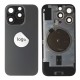Rear cover excl. small parts (Pulled A) - Black, For iPhone 16 Pro