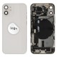 Rear cover incl. small parts (Pulled A) - White, For iPhone 12 mini Rear cover incl. small parts (Pulled A) - White, For iPhone 12 mini