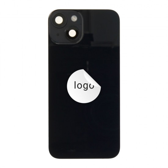 Back glass (Pulled A) - Black, For iPhone 14 Back glass (Pulled A) - Black, For iPhone 14