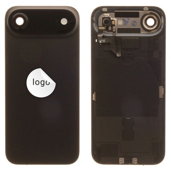 Back glass (Pulled A) - Black, For iPhone 17 Air