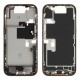 Middle frame incl. small parts (Pulled B) - Desert Titanium, For iPhone 16 Pro Middle frame incl. small parts (Pulled B) - Desert Titanium, For iPhone 16 Pro
