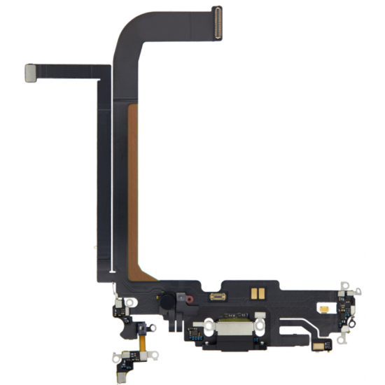Dock connector (Pulled) - Black, for iPhone 13 Pro Max Dock connector (Pulled) - Black, for iPhone 13 Pro Max