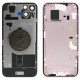 Rear cover excl. small parts (Pulled A) - Pink, For iPhone 15 Plus