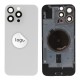 Rear cover excl. small parts (Pulled A) - White, For iPhone 16 Pro Max
