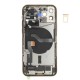 Rear cover incl. small parts (Pulled B) - Gold, For iPhone 12 Pro