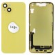 Rear cover incl. small parts (Pulled C) - Yellow, For iPhone 14 Plus