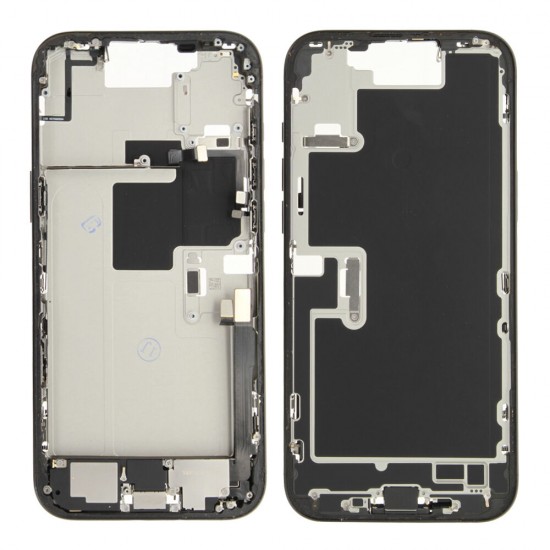 Rear cover incl. small parts (Pulled B) - Black, For iPhone 16 Pro Max Rear cover incl. small parts (Pulled B) - Black, For iPhone 16 Pro Max