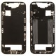 Middle frame incl. small parts (Pulled A)  - White, For iPhone 17 Air