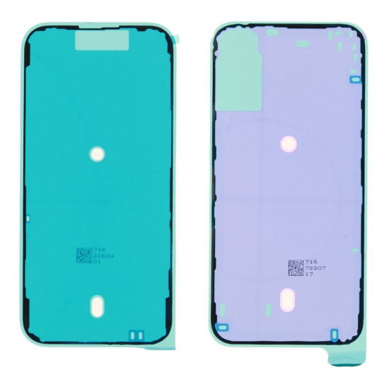 Rear cover excl. small parts (Pulled A) - Black, For iPhone 16 Plus