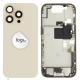 Rear cover incl. small parts (Pulled B) - Desert Titanium, For iPhone 16 Pro