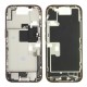 Rear cover incl. small parts (Pulled B) - Desert Titanium, For iPhone 16 Pro