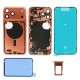 Middle frame incl. small parts (Pulled A)  - Orange, For iPhone 17 Pro Max