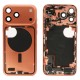 Middle frame incl. small parts (Pulled A)  - Orange, For iPhone 17 Pro Max