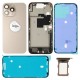 Rear cover incl. small parts (Pulled B) - Desert Titanium, For iPhone 16 Pro Max Rear cover incl. small parts (Pulled B) - Desert Titanium, For iPhone 16 Pro Max