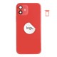 Rear cover incl. small parts (Pulled B) - Red, For iPhone 12 Rear cover incl. small parts (Pulled B) - Red, For iPhone 12