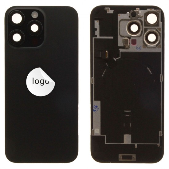 Back glass (Pulled A) - Black, For iPhone 16 Pro Max Back glass (Pulled A) - Black, For iPhone 16 Pro Max