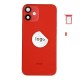 Rear cover excl. small parts (Pulled A) - Red, For iPhone 12 mini