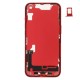 Middle frame incl. small parts (Pulled C)  - Red, For iPhone 14