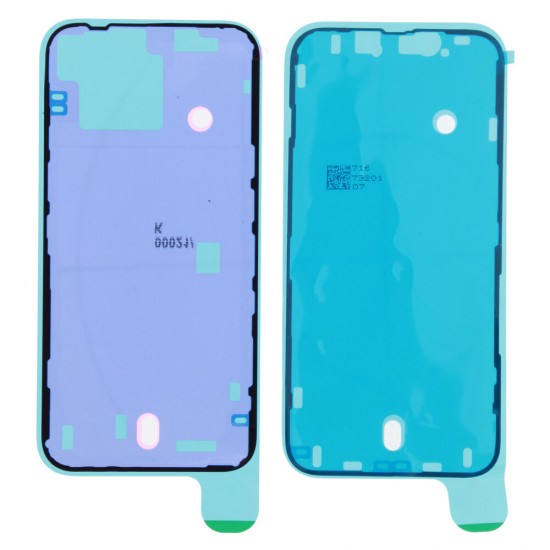 Middle frame incl. small parts (Pulled C)  - Red, For iPhone 14