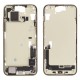 Middle frame incl. small parts (Pulled C) - Yellow, For iPhone 15 Plus Middle frame incl. small parts (Pulled C) - Yellow, For iPhone 15 Plus