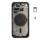 Rear cover excl. small parts (Pulled A) - Black, For iPhone 12 mini Rear cover excl. small parts (Pulled A) - Black, For iPhone 12 mini