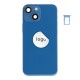 Rear cover incl. small parts (Pulled B) - Blue, For iPhone 13 mini