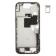 Middle frame incl. small parts (Pulled A)  - Desert Titanium, For iPhone 16 Pro Max