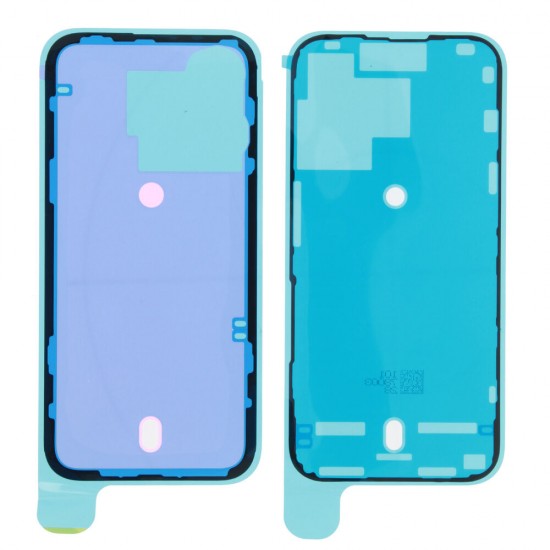 Middle frame incl. small parts (Pulled B)  - Grey, For iPhone 15 Pro