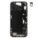 Middle frame incl. small parts (Pulled C) - Black, For iPhone 15 Plus Middle frame incl. small parts (Pulled C) - Black, For iPhone 15 Plus