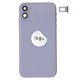 Rear cover incl. small parts (Pulled B) - Purple, For iPhone 11 Rear cover incl. small parts (Pulled B) - Purple, For iPhone 11