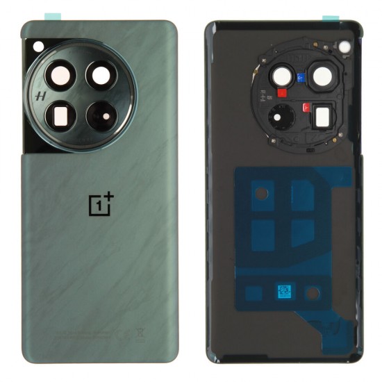 Rear cover (Original) - Flowy Emerald, OnePlus 12