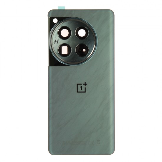 Rear cover (Original) - Flowy Emerald, OnePlus 12