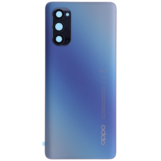 Rear cover (Original) - Blue, Oppo Reno 4 Pro Rear cover (Original) - Blue, Oppo Reno 4 Pro