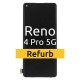 Display excl. frame (Refurb), For OPPO Reno 4 Pro (5G) Display excl. frame (Refurb), For OPPO Reno 4 Pro (5G)