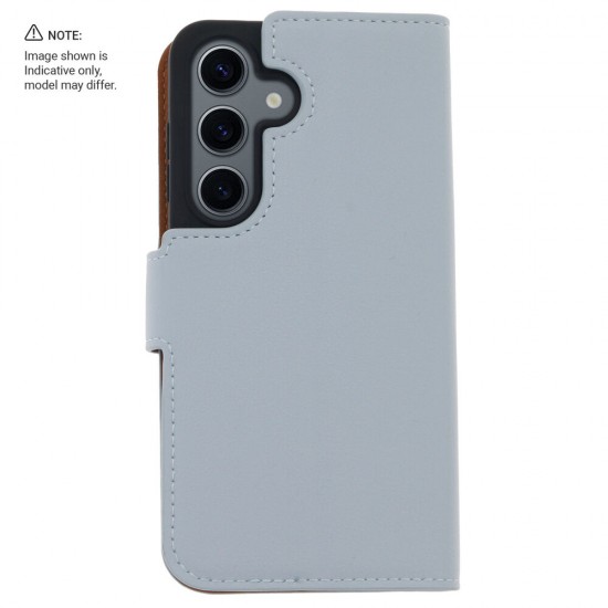 Wallet Case - Light Blue, Samsung Galaxy S25 Wallet Case - Light Blue, Samsung Galaxy S25