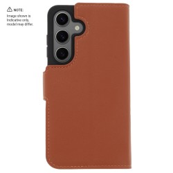 Wallet Case - Brown, Samsung Galaxy S25 Wallet Case - Brown, Samsung Galaxy S25
